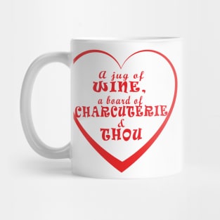 Wine Charcuterie Thou Mug